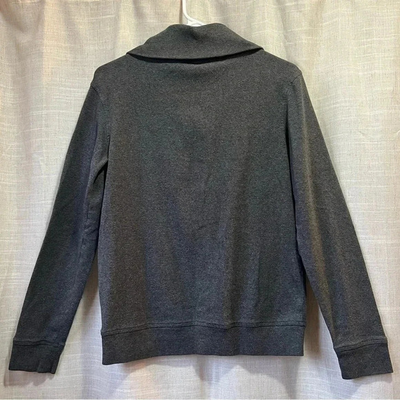 Banana Republic | Grey Button Pullover Collar Neckline Cotton Blend Size Small - Picture 4 of 5